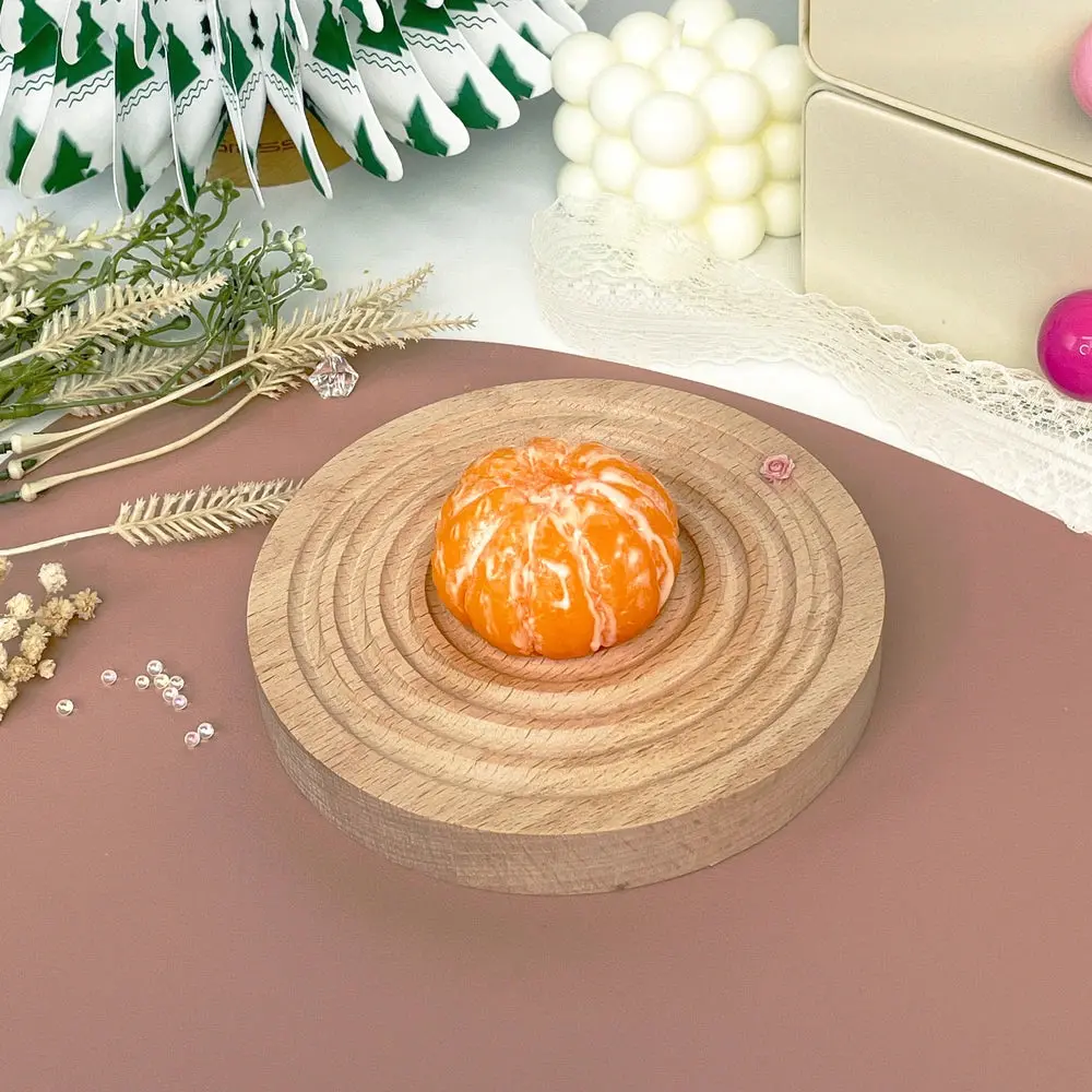 Pawtoto Little Orange Handmade Dumpling Squishy Toy - Sensory Friendly, Slow Rising Steamed Bun, Creamy Clay Soft Squeeze Turns Stress Into Calm, Easy-Clean Fast-Refreshing Surface, Cartoon Squishy Dumpling Stress Relief Toys, Handmade Uniqueness