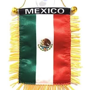 Banderas para carro  window hanging flag 3 x 4 in