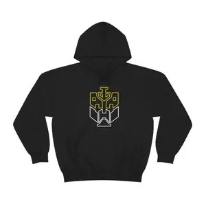 Men's technology and futuristic robotics, inspired by the name 'Alpha-Bot' Graphic Hoodie - Long Sleeve Pullover Regular Fit | Soft & Breathable Fabric, Durable Print, Everyday Comfort, Machine Washable, modern graphic design with geometric and stylized