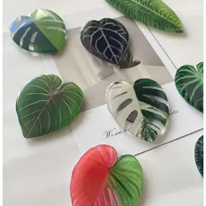 Plant Leaf Magnet, Tropical Leaf Refrigerator Magnet