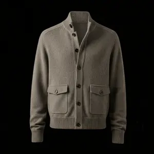 Wool Knit Blouson