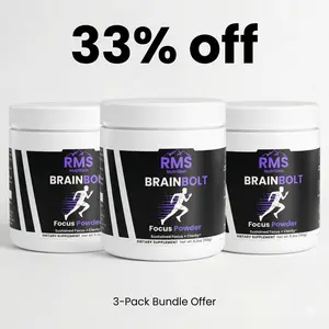 BrainBolt Focus Powder - 3 Pack (Buy 2 Get 1 Free)