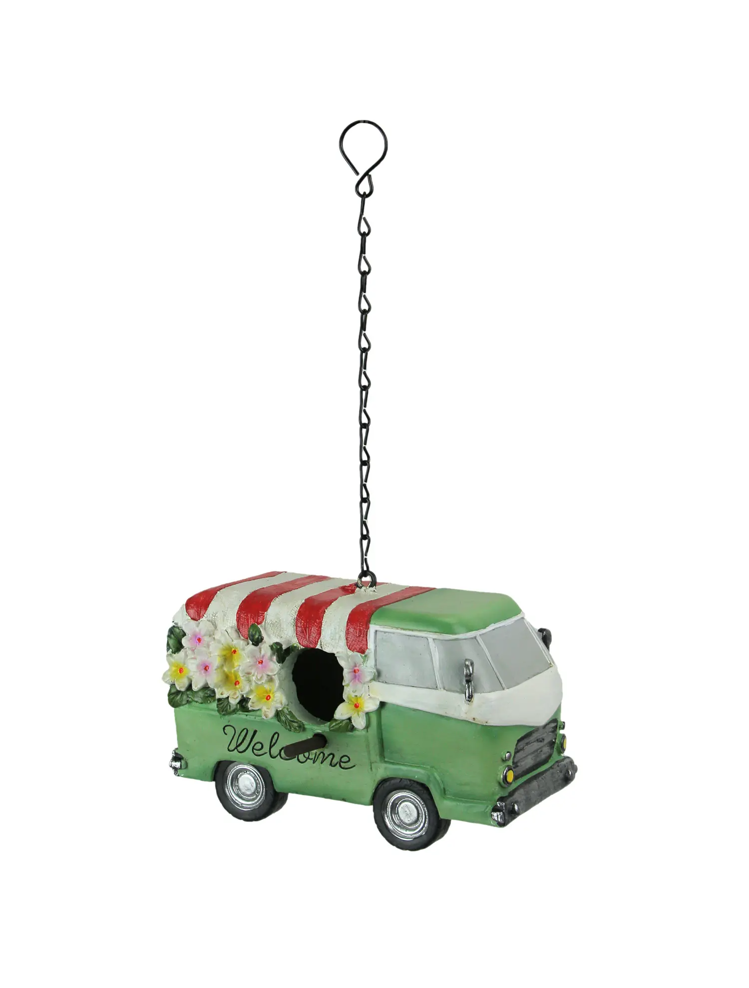 Rustic Country Flower Power Van Birdhouse for Small Birds