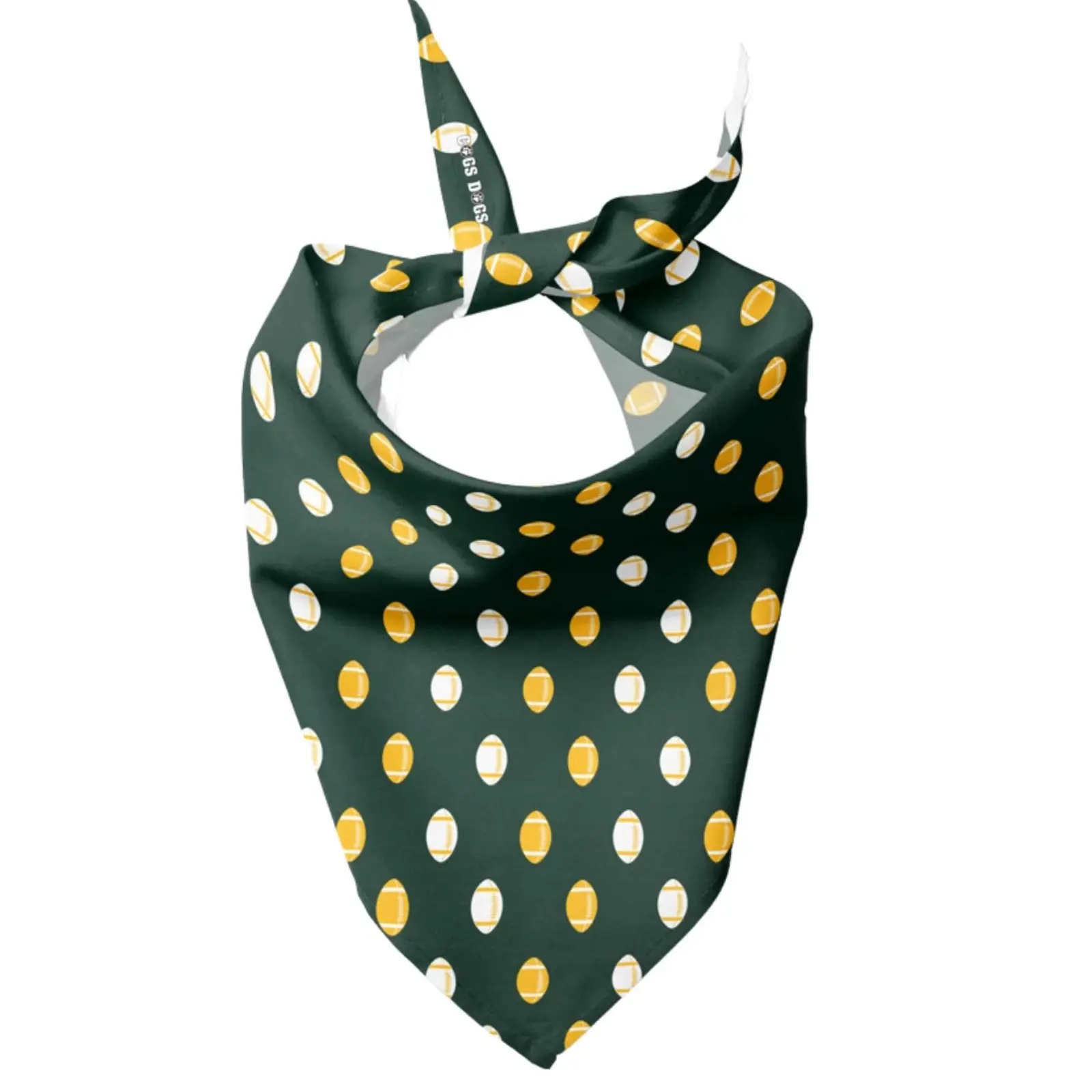 Green Bay Football Dog Bandana Green Bay Football Dog Bandana
