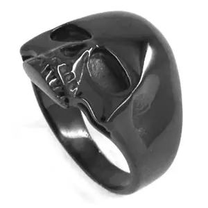 Wholesale Stainless Steel Skull Biker Ring – Punk Style SWR0036