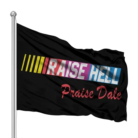 wishing Raise Hell Praise Dale flag 3x5 wall decor Banner Pack Backdrop Hanging Mayor Of Titty City American Ornaments  Garage funny Decoration gift