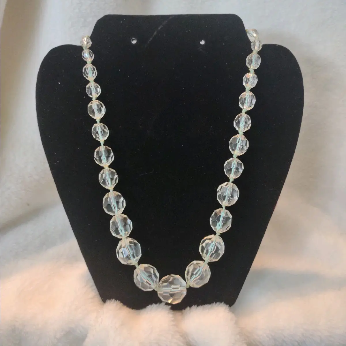 crystal beacrystal beaded necklace