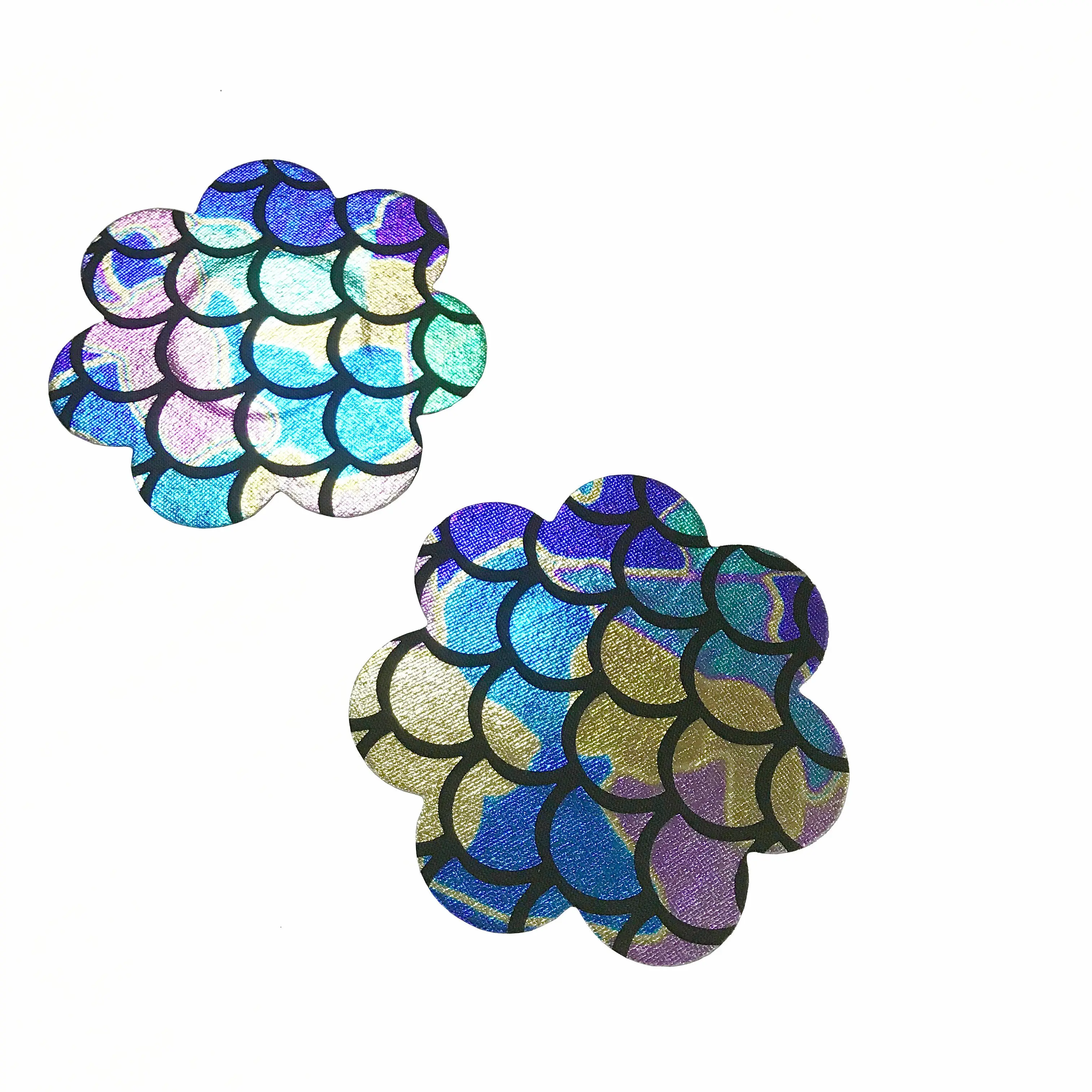 Embellished Flower Mermaid Pasties