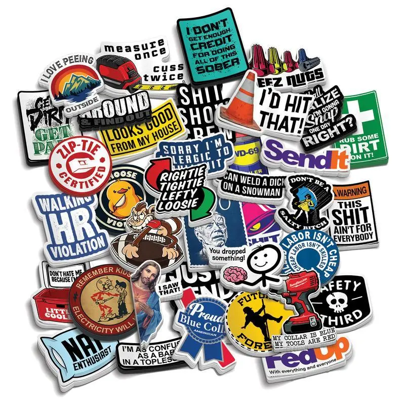 150pcs Anti-Social Stickers with Sarcastic Quotes – Trendy Waterproof Vinyl Decals for Laptop, Hard Hat, Phone, Car & Hydro Flask | Gift for Adults