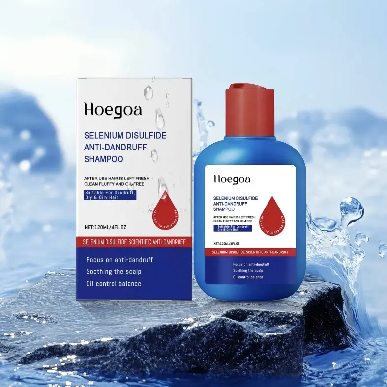 HOEGOA Selenium Disulfide Haircare Shampoo,120ML  Anti-Itch Oil-Control Refreshing Scalp Cleanser for Men and Women with Gentle Comfort Cleansing Conditioner Benefits, Oily Hair Shampoo, Scalp Revitalizing Solution, Beauty Products, Adults, anti-dandruff