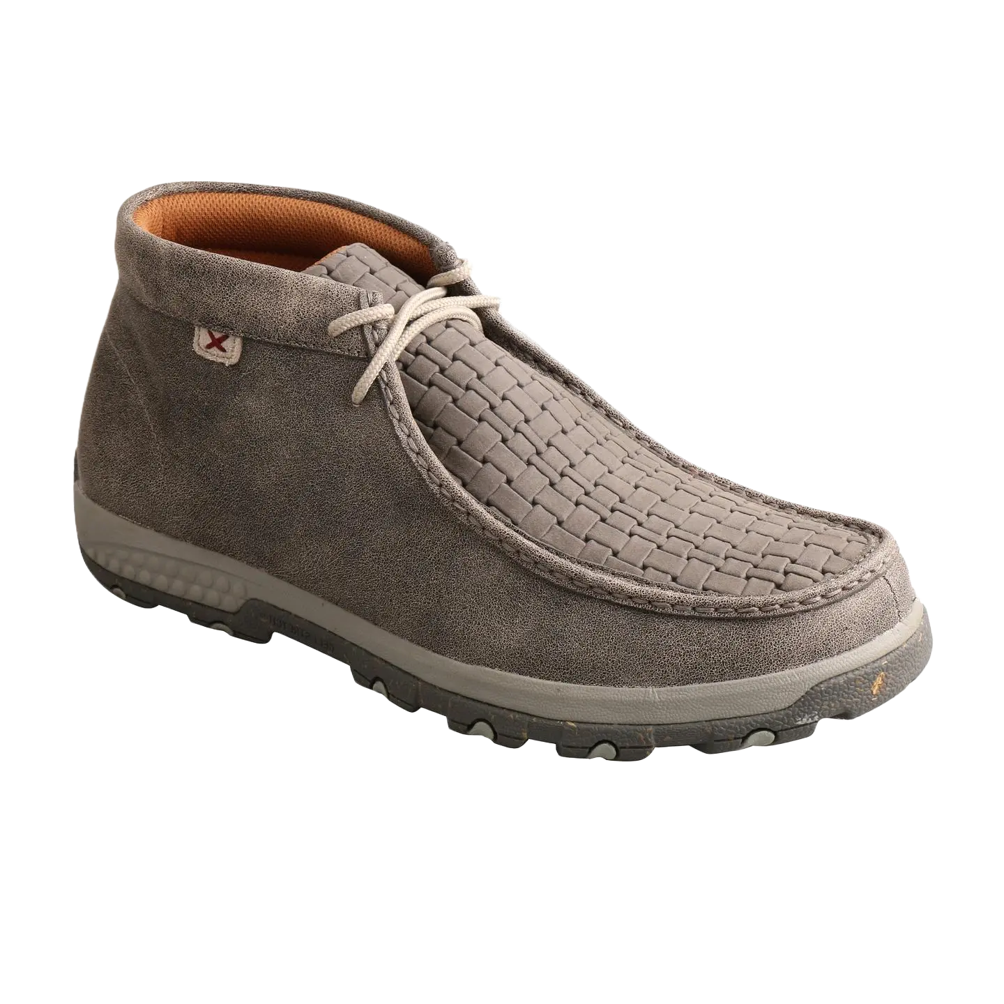 Twisted X® Men's Chukka Driving Moc Grey Pull On Shoes MXC0015