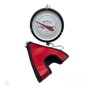 Ma Hu Va Scale for Rooster Hen Chicken with Hanging Weighing Bag & Graduated Scale for Gallos Capacity 110 lb 50 Kg Digital LCD Display