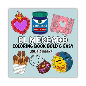 El Mercado Coloring Book Bold and Easy