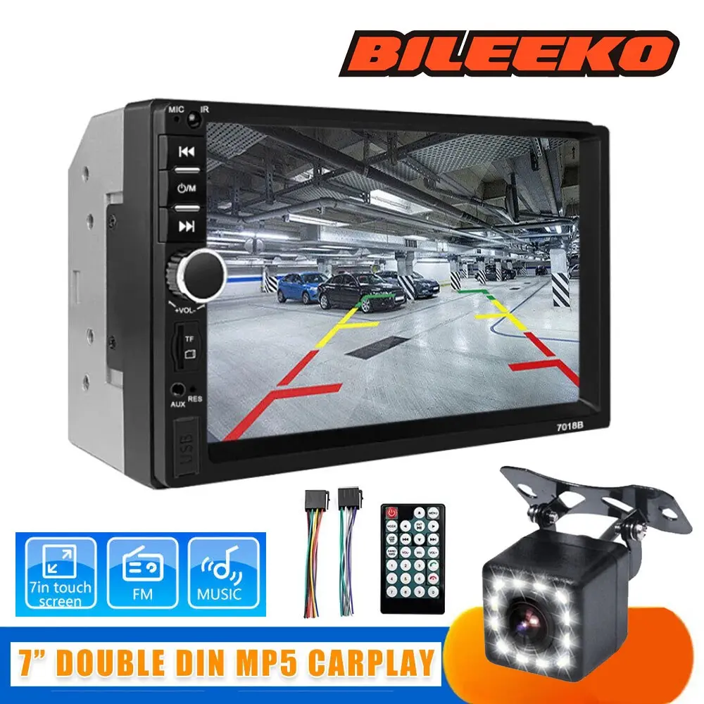 7 Inch HD Touchscreen Car Stereo, Car Display Screen, Dashboard Screen, Dual Core Universal, Phone Mirroring Audio Video Player, All-In-One Car Entertainment System
