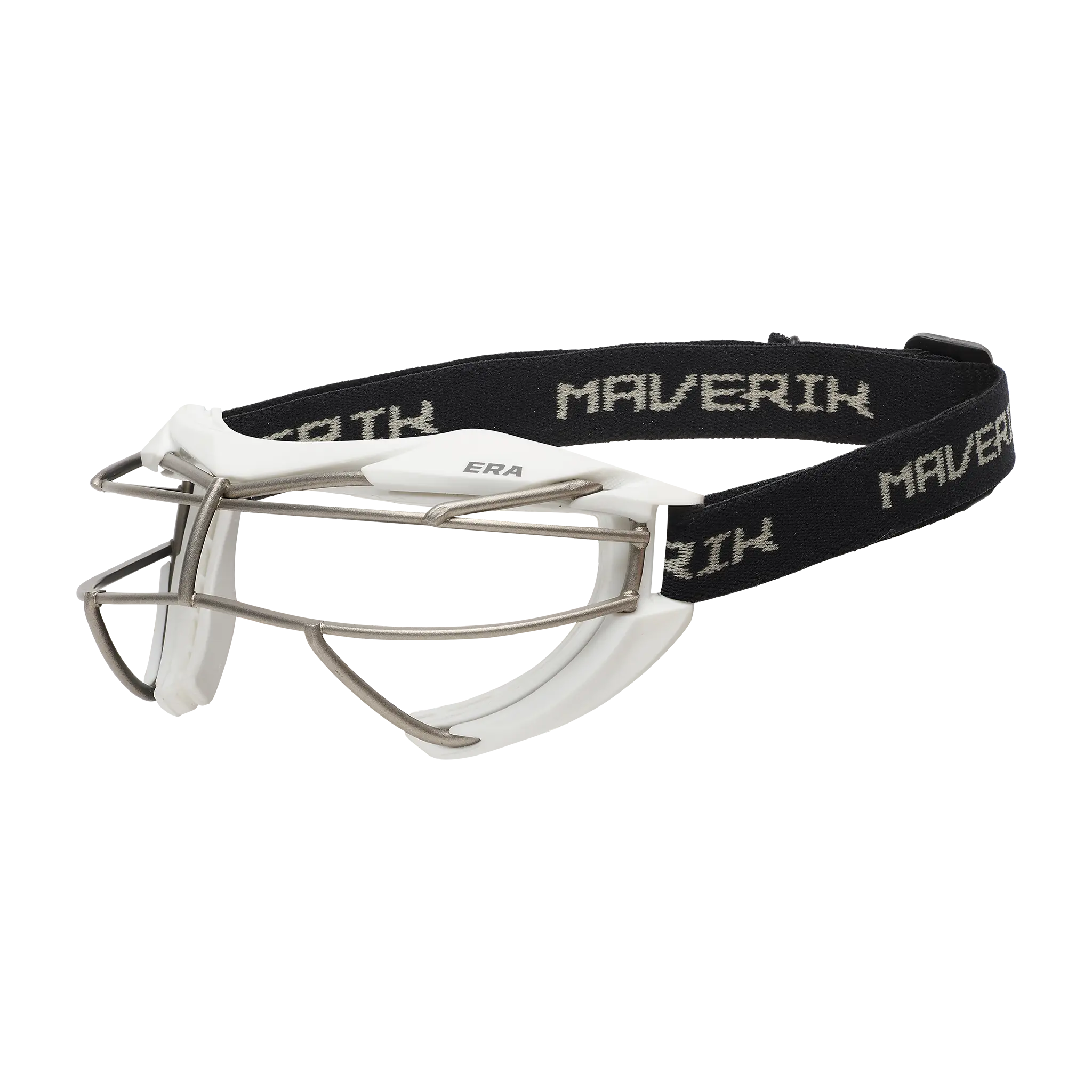 Maverik Era Women's Lacrosse Goggles, Stainless Steel Frame, Impact-Proof Lens, Sports Protection Gear, Optimized Forehead and Cheek Design, Thin Double Vision Bars