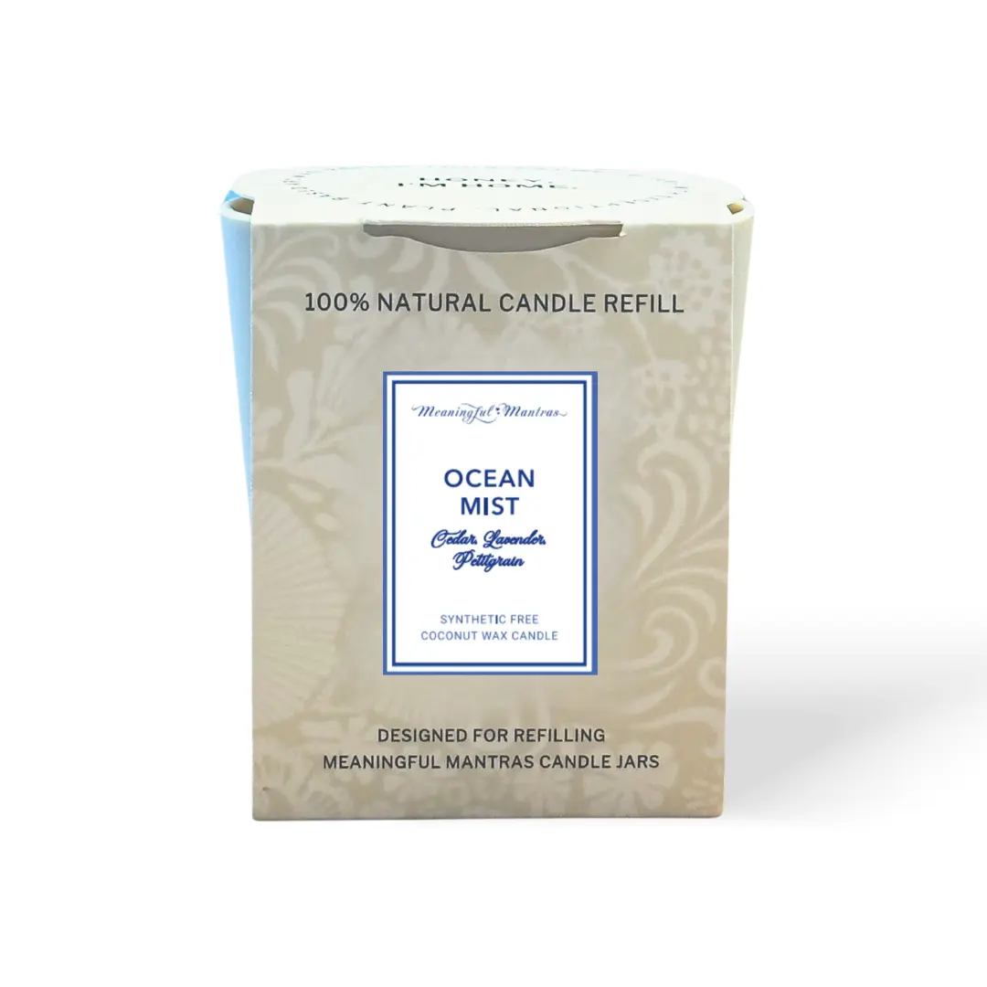 Ocean Mist Natural Candle 8oz Kaia Collection Refill