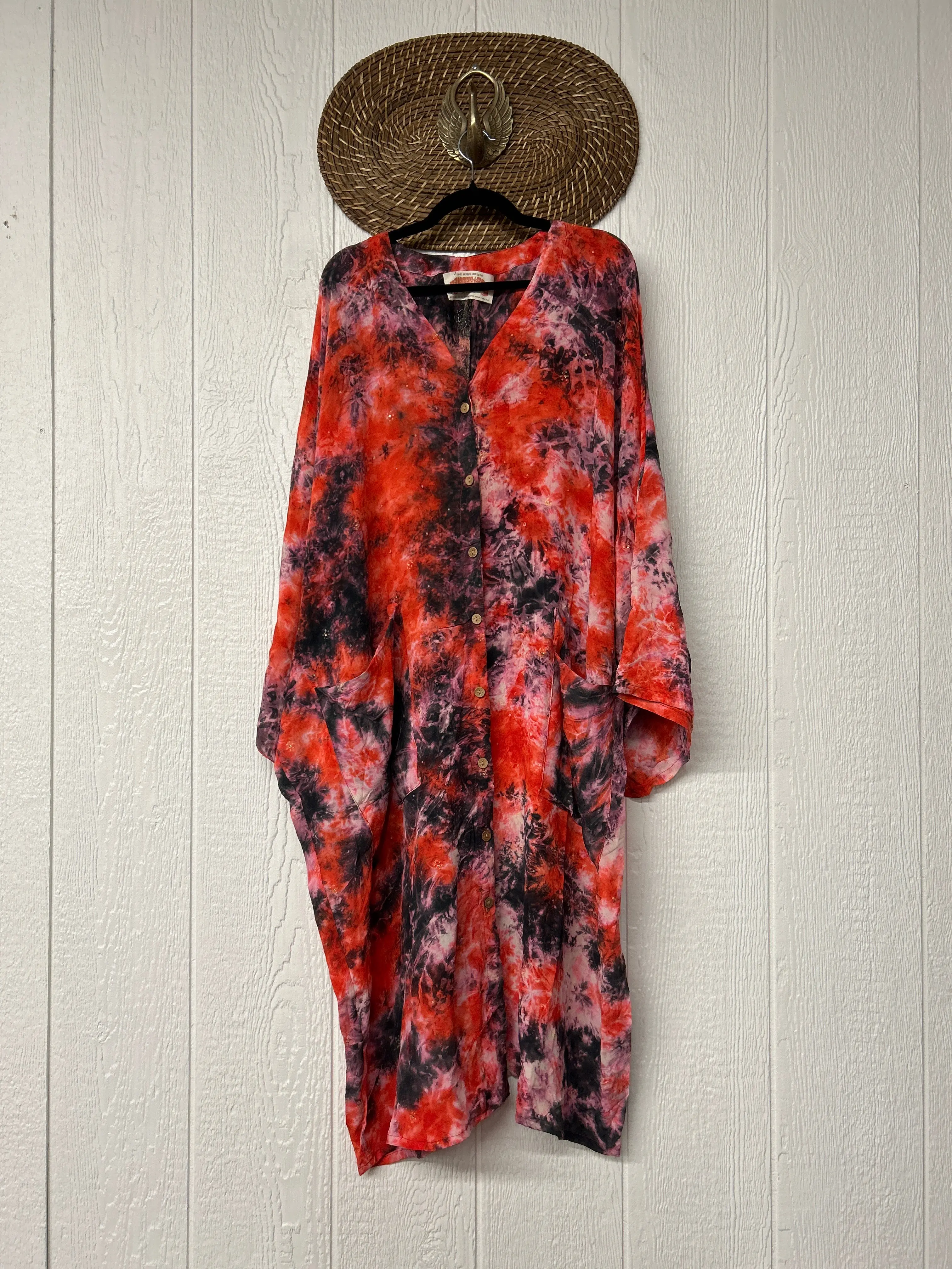 Crepe Sari Gaia Duster Dress 0426 220
