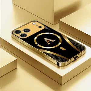 Suitable for [iPhone 17 Pro] high-end MagSafe phone case，Features a magnetic attachment function，Choose from all 26 letters—featuring a sophisticated, minimalist design. YM99