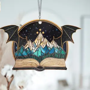Night Court Suncatcher Ornament, Fantasy Book Reader Gift, Book Lover Gift, Bookish Gift, Bookshelf Decor, Night Court Acrylic Window Hanging
