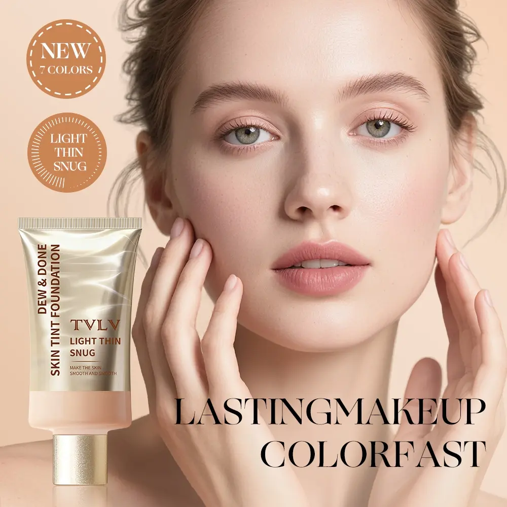 Lightweight Long-Lasting Foundation Concealer, Available in 7 Shades, Perfect Concealing Coverage, Waterproof and Sweat-resistant, Long-lasting Oil Control, Reveals A Natural, Flawless Skin Texture, An Essential Beauty Product, High Quality Cosmetics