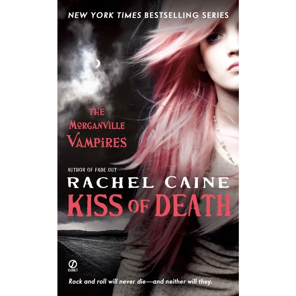 Used Fiction Book - Kiss of Death: The Morganville Vampires by Rachel Caine (Mass Market Paperback - English), Fiction Books