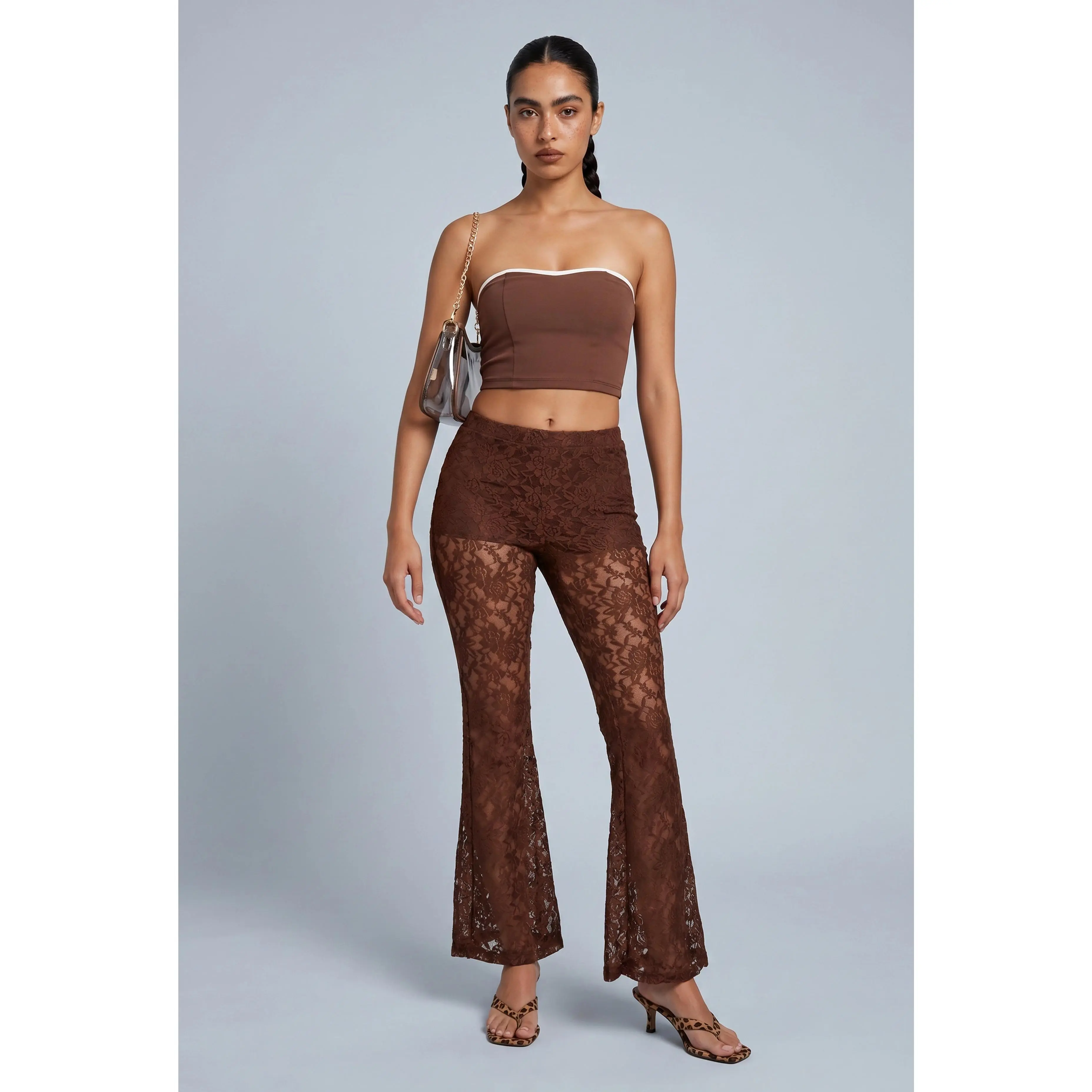 Lace Flare Pants