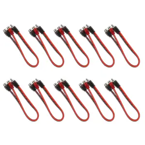Level 1 RCA 100% Copper OFC Y Connector – 1 Male / 2 Female - 10-Pack (RCA-1M2F.10PK)