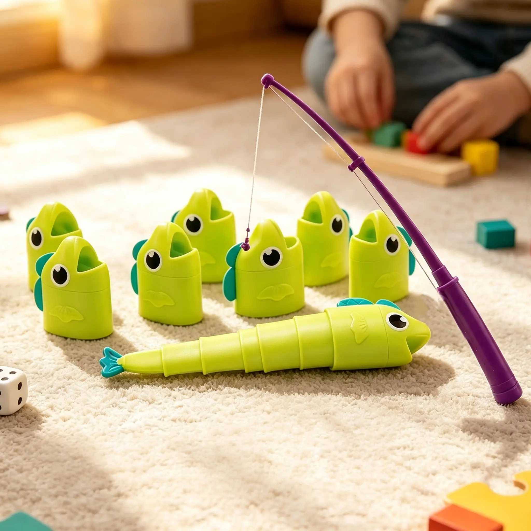 Children’s Classic Magnetic Fishing Board Game - Kids Toys, Educational Parent-Child Interactive Activity for 3+ Years, Supports Development, Learning & Stress Relief