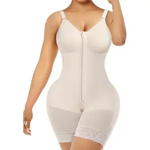 Seamless Tummy Tuck Butt Enhancer Shapewear with Detachable Straps