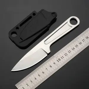 Full Tang 1119 Forging High Quality Fixed Blade Knife Portable Outdoor Camping Hiking Knives with K Sheath, Great Meat Cutlery