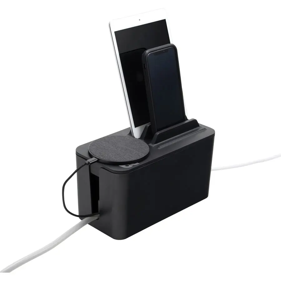 Bluelounge AVTBLUCBM1BL02 Cable Box Mini Station, Black