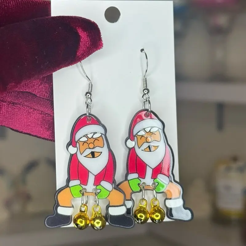 Dirty Santa earrings