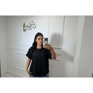 blue alien black shirt