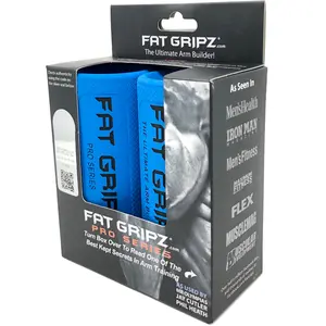 Fat Gripz Pro – Thick Grips For Increased Muscle Fiber Activation (Winner Of 3 Men’s Health Magazine Awards)