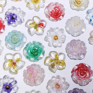 36mm Dry Flower Resin Flower for DIY and Art Craft - Perfect for Crafts and Projects dtf print flower design