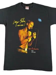 Alice In Chains Mad Season Grunge Hard Rock Band T-Shirt Menswear Classic Unisex Crewneck 100% US Cotton Premium Print Eco-Friendly Inks