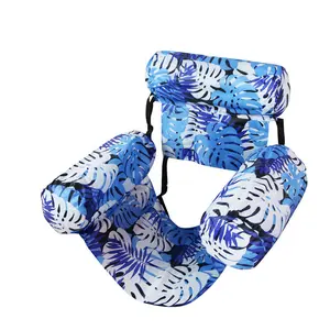 Inflatable Adult Pool Floating Lounge Chairs, Floating Lounge Chairs,Floating Chair for Party Summer Water Beach Lake Fun Summervibes