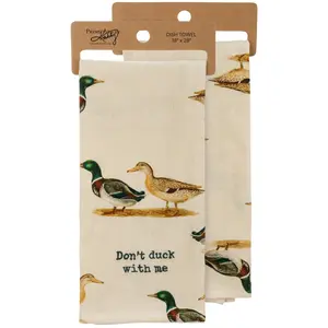 Primitives by Kathy Don't Duck with Me Decorative Kitchen Towel