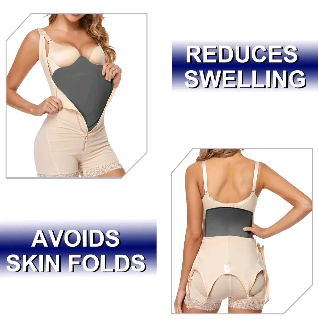 Post-surgical boards and foam Compression Women's Floral Gentle girdle highwaist Womenswear Shapewear Bodysuit Essential