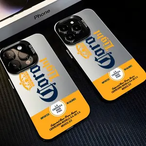 Beer Theme Phone Case for iPhone 16-12 Pro Max XS XR, Fashionable Art Design, Scratch Protection, Pet & Tech Lovers