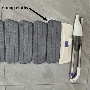 Versatile Microfiber Spray Mop with Reusable Pads,long Handle Design for Wet & Dry Cleaning, Ideal for Hardwood, Laminate, Tile & Ceramic Floors in Kitchen, Bathroom & Living Room