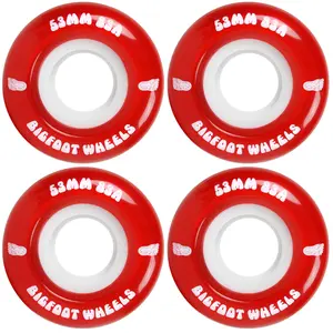 Bigfoot 53mm 83A Soft Cruiser Filmer Wheels Red (Set of 4)