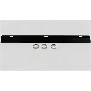 Large Wind Deflector for Ladder Rack, Heavy-Duty Airflow Spoiler, Universal Fit for Truck and Van Racks, Reusable Black Deflector, Easy to Install, Reduces Noise and Drag