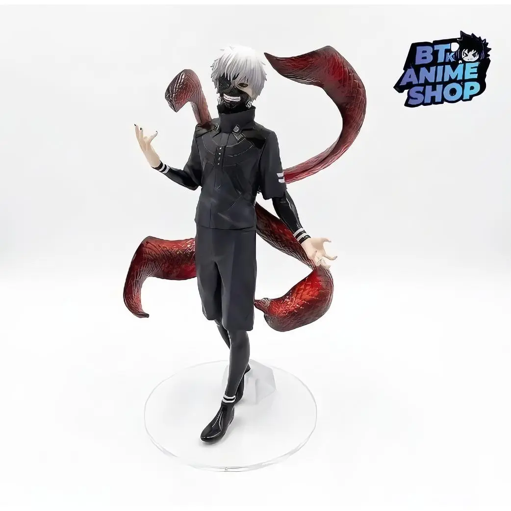 KANEKI KEN II Tokyo Ghoul Collectible Anime Figure - Detailed Design with Red Tails and Black Outfit
