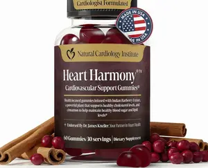 Heart Harmony™ Berberine Supplement Gummies with Ceylon Cinnamon – High Potency berberine with Ceylon cinnamon for Metabolism Blood Sugar Support Healthy Lipid Balance Circulatory Wellness