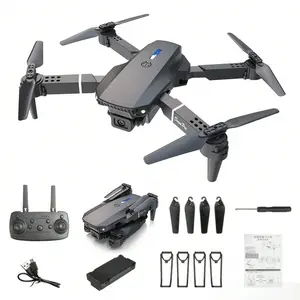 【Ships Today】Drone With Camera For Adults, 1080p HD Foldable Drone With Stable Hover, 60° Flips, 3-Gear Speeds, One Key Take Off/Land, Toys Gifts, Beginner For Christmas Gifts