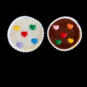 Chocolate + White Pickable Cupcakes  Reusable Remeltable Sensory Fidgets (2 Pack) Molds Included
