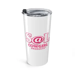 Soul Sister graphic 20oz Tumbler | pink collegiate script