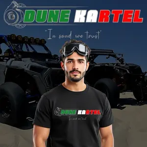 Dune Kartel Mexico/american flag colors T shirt/ long sleeve  - “in sand we trust” slogan menswear Top Streetwear T-Shirt Round Neck Soft Shortsleeve
