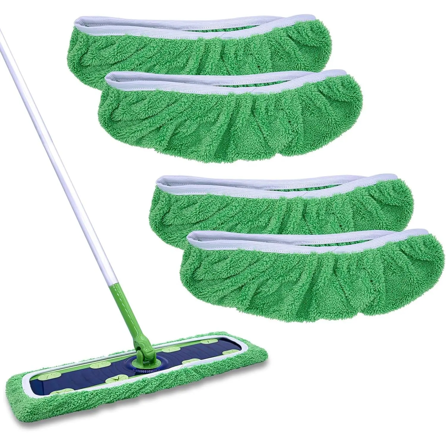 XL Mop Pads Compatible with  XL Dry Sweeping Cloths,  Wet Pads Refill - X-Large Size for Surface Hardwood Floor Cleaning